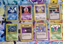 Pokemon 2000 Base Set 2 8-Card Lot NM - Image 1