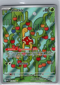 Shuckle 136/132 ME01: Mega Evolution - Pokemon Card - NM - Image 1