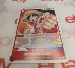 One Piece Card Game Monkey D Luffy P 001 Promo English 2022 - Image 1