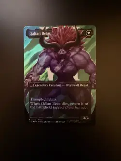 MTG Final Fantasy English Vincent Valentine Borderless 0528 Surge Foil - Image 2