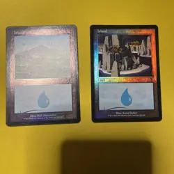 Island Mana Magic The Gathering 7th Edition Foil. Light Play - Image 1