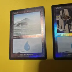 Island Mana Magic The Gathering 7th Edition Foil. Light Play - Image 5