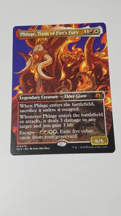 1x Phlage, Titan of Fire's Fury (Borderless) Modern Horizons 3 Regular - Image 4