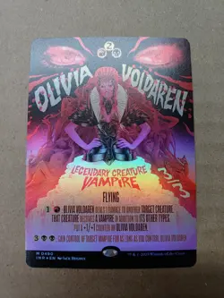 Olivia Voldaren INR #490 Foil Borderless Movie Poster Art NM MTG - Image 1