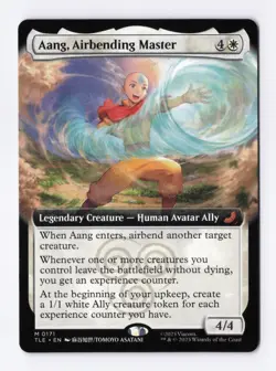 Aang (Extended Art) 0171 (M) MTG Avatar: The Last Airbender: Eternal-Legal (TLE) - Image 1