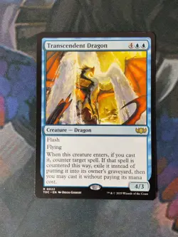 Transcendent Dragon | 7% Off 2+ | Tarkir: Dragonstorm | NM | MTG - Image 1