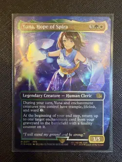 Yuna, Hope of Spira (Borderless) (Chocobo Track Foil) Final Fantasy Foil - Image 1