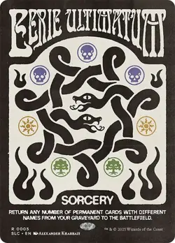 Eerie Ultimatum Secret Lair Encyclopedia NM MTG - Image 1