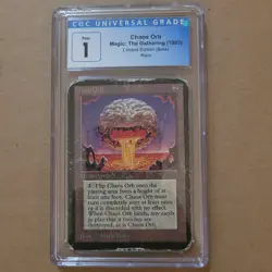 Chaos Orb Beta Magic MTG Graded CGC 1 Limited Rare Artifact Old School Vintage - Image 1