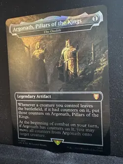 Argonath, Pillars of the Kings - The Ozolith - MTG LTC M 381 Surge Foil NM - Image 2