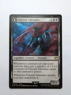 MTG Vincent Valentine (FIN) Final Fantasy Regular Rare 125 - Image 1