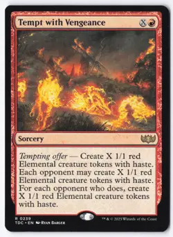 Tempt with Vengeance R Commander: Tarkir: Dragonstorm 239 NM - Image 1