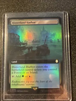 1 x Hinterland Harbor - Foil - Extended Art - Universes Beyond: Fallout - Light - Image 1