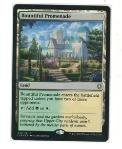 MTG Bountiful Promenade Battle for Baldur's Gate Magic The Gathering TCG - Image 1