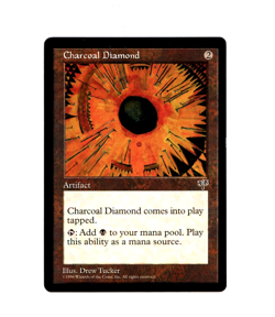 MTG Charcoal Diamond SP Mirage Magic the Gathering ~ Free Shipping ~ - Image 1