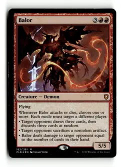 MTG | Balor | CLB | Foil | Moderately Played | English - Image 1