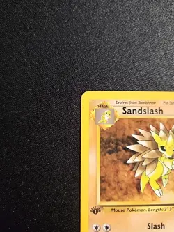 Pokemon TCG Sandslash 41/62 Fossil Uncommon card 1st Edition - Image 2