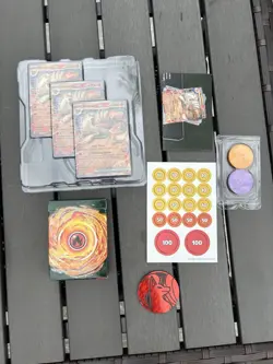 Pokemon TCG Ninetales ex Deluxe Battle Deck 60 Cards Playmat Deck Box Coin Foil - Image 3