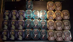 Largest Pokemon Triple Whammy Tin Lot on ebay. 30 tins! Factory sealed. - Image 2
