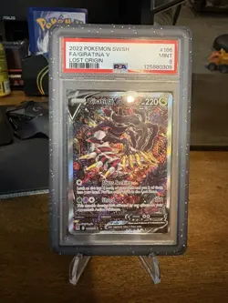PSA 9 Giratina V Alt Art #186 SWSH Lost Origin 2022 Pokemon MINT - Image 3