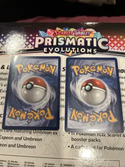 Pokemon Umbreon and Espeon Black Star Promo SVP175 SVP176 Figure Collection NM/M - Image 2