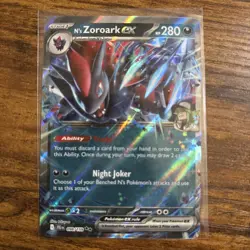 Pokemon TCG Journey Together N's Zoroark EX Double Rare Card 098/159 - Near Mint - Image 1