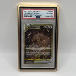 Pokemon Crown Zenith Secret #GG69 Giratina VSTAR PSA 10 Gem With Gold Case - Image 1