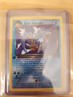 Pokemon Dark Gyarados TCG 1st Edition Regular Rare Card 25/82 - Image 1