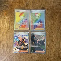 Pokemon TCG Full Art Illustration Rare Trainer Lot of 4 Cards - Image 1