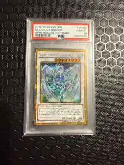PSA 10 Gem Mint Stardust Dragon GP16-JP009 Gold Secret Gold Pack 2016 Japanese - Image 1