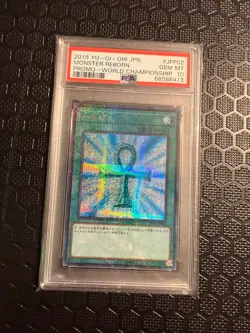 YuGiOh! 2019 Monster Reborn 2019-JPP02 World Championship Japanese Promo Psa 10 - Image 1