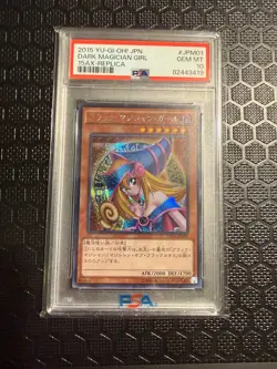 2015 Yugioh Dark Magician Girl 15AX-JPM01 PSA 10 GEM MINT - Image 1