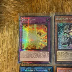 Yu-Gi-Oh TCG Starlight Holo Lot of 6 Cards (First Ed! Nightmare Apprentice!) - Image 3