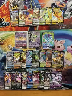Pokemon Card Lot Full Art Alt Art Fire Celebi Suicune Pikachu Raikou 27 Cards - Image 2