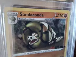 Sandaconda 082/163 Holo EB Games Promo graded ex stamped sr art pokemon card b2 - Image 2
