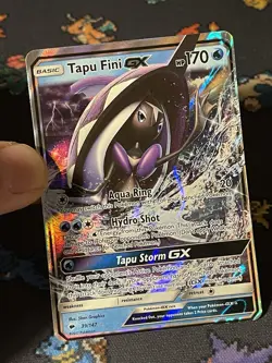 Pokemon Cards Tapu Fini GX 39/147 Ultra Rare Burning Shadows - (LP+) - Image 2