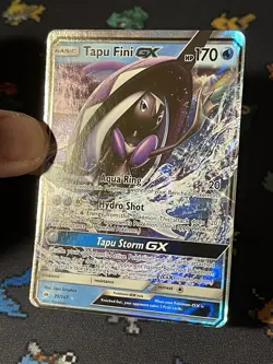 Pokemon Cards Tapu Fini GX 39/147 Ultra Rare Burning Shadows - (LP+) - Image 3