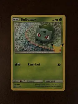 Bulbasaur Holo 1/25 McDonalds Pokemon Cards 25th Anniversary - Image 1