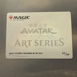 Appa Steadfast Guardian MINT Gold-Stamped Art Card 32/54 Avatar TLA MTG M/NM - Image 2