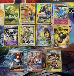 Pokemon Card Lot Full Art Alt Art Fire Shauna Flareon - Image 1