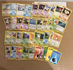 Pokemon Bulk WOTC 40 Card Vintage Lot Collection No Dups - Image 1