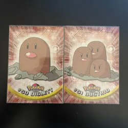 Set Of 1999 Pokemon Topps Cards Diglett Dugtrio NM - Image 1