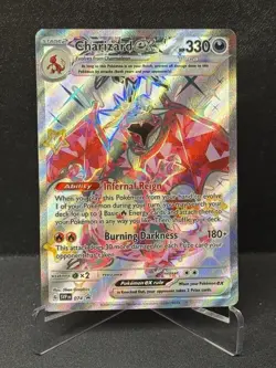 Pokemon Card TCG - Charizard ex SVP 074 Black Star Promo Scarlet & Violet - Image 1