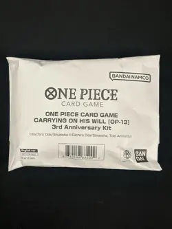One Piece Card Game Carrying On His Will [OP-13] 3rd Anniversary Kit SEALED - Image 1