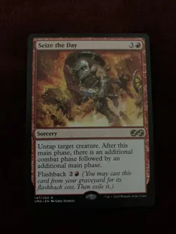 MTG Seize the Day Ultimate Masters English Regular Card in NM Condition - Image 1