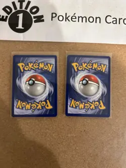 Omanyte + Fossil 1st Edition Pokemon Card Lot Vintage WOTC - Image 2