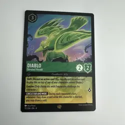 Disney Lorcana Card TCG Diablo Devoted Herald Foil 70/204 Ursula's Return Green - Image 1