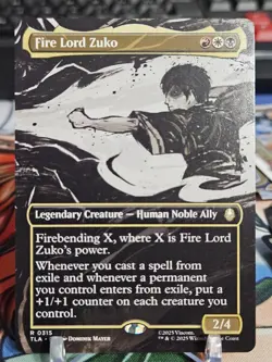 Fire Lord Zuko (Borderless) Avatar: The Last Airbender Regular #0315 - Image 1
