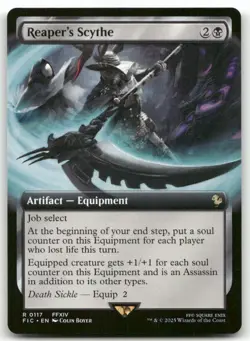 Reaper's Scythe (Extended Art) #117 MTG Final Fantasy FIC NM X1 - Image 1