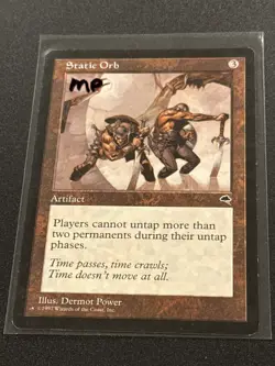 Tempest Static Orb MTG Magic the Gathering MP - Image 1